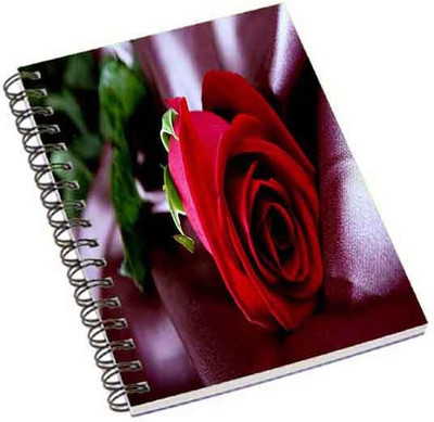 

Shopmania A5 Notebook(Rose in hand, Multicolor)