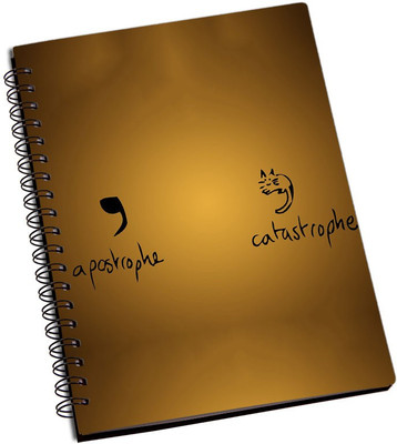 

Rangeele Inkers A5 Notebook(A Postrophe And Catastrophe, Multicolor)