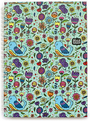 Alicia Souza A5 Writing Pad(Garden, Multicolor) Alicia Souza A5 Writing Pad(Garden, Multicolor)