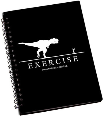

Rangeele Inkers A5 Notebook(Exercise Some motivation required, Multicolor)