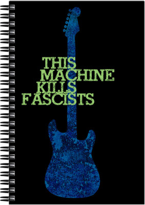 

Art Emporio A5 Notebook(This Machine Kills Facists, Multicolor)