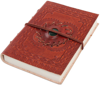 

Store Indya A5 Diary(Handcrafted Gift Set, Brown)