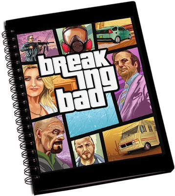 

Rangeele Inkers A5 Notebook(Breaking Bad GTA Artwork, Multicolor)
