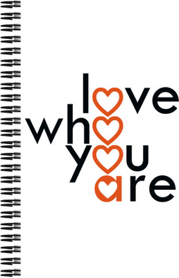 

Art Emporio A5 Notebook(Love Who You Are, Multicolor)