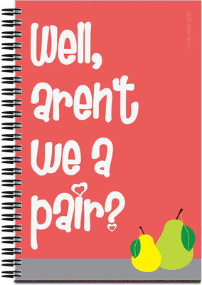 

Art Emporio A5 Notebook(Arent we a Pair, Pink)