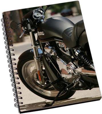 

Rangeele Inkers A5 Notebook(Harley davidson, Multicolor)