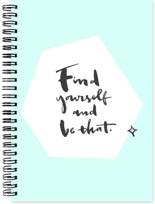

VenTechno A5 Diary(Inspire / Motivational Covered Wirebound Ruled Paper Sheets Personal and Office Stationary Notebooks Diary, Multicolor)