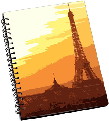 

Rangeele Inkers A5 Notebook(eiffel tower paris Artwork, Multicolor)