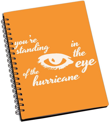 

Rangeele Inkers A5 Notebook(BRIDGIT MENDLER Hurricane, Multicolor)