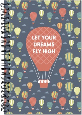 

Little Jamun A5 Notebook(A5 Size Spiral Note Book - Hot with Balloon, Multicolor)