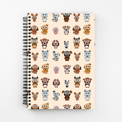 

RAYITE A5 Diary(Big Eyes Dog, Multicolor)