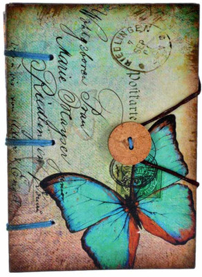 

Craft Play Regular Diary(Butterfly With Button, Multicolor)