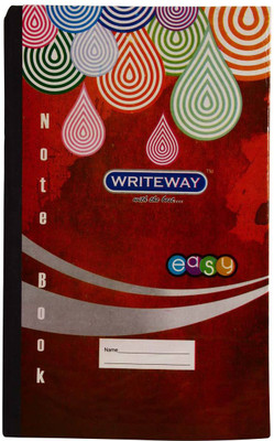 

Writeaway Regular Writing Pad(Notebook Register (Easy) (Pages-96)(Pack of 35) Ruled, Multicolor, Pack of 35)