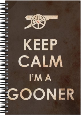 

Art Emporio A5 Notebook(Keep Calm I am the Gooner, Multicolor)