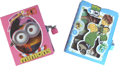 

Parteet A5 Diary(Cartoon, Multicolor, Pack of 2)