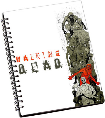 

Rangeele Inkers A5 Notebook(Walking Dead zombies, Multicolor)
