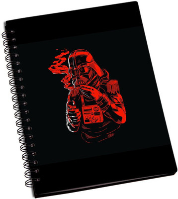 

Rangeele Inkers A5 Notebook(Darth Wader Smoking, Multicolor)