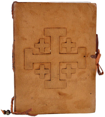 

Craft Play Regular Notebook(Leather With Knot, Brown)