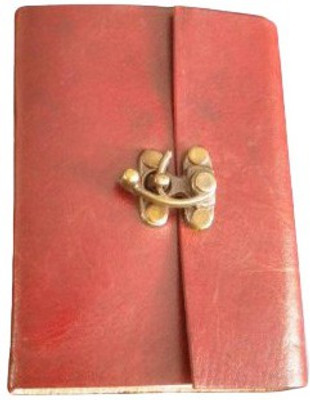 

eShilp Regular Journal(Handmade Plain Leather Cover Diary-1 Lock Closure-Pasted Binding Size 20x15x2.5 Cm Brown, Brown)