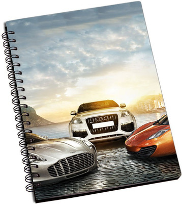 Rangeele Inkers A5 Notebook(Audi Cars, Multicolor)