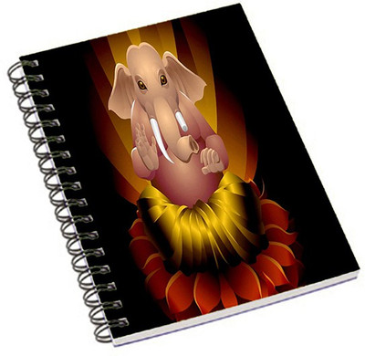 

Shopmania A5 Notebook(Ganpatti 1, Multicolor)