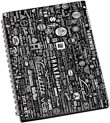 

Rangeele Inkers A5 Notebook(Car Logo, Multicolor)