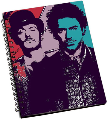 

Rangeele Inkers A5 Notebook(Sherlock holmes Art, Multicolor)