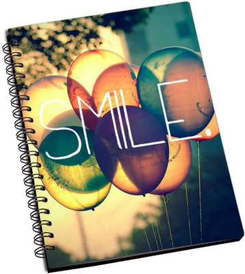 

Rangeele Inkers A5 Notebook(Smile Balloon, Multicolor)