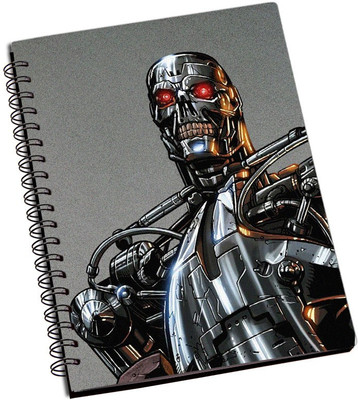 

Rangeele Inkers A5 Notebook(Terminator Robot, Multicolor)