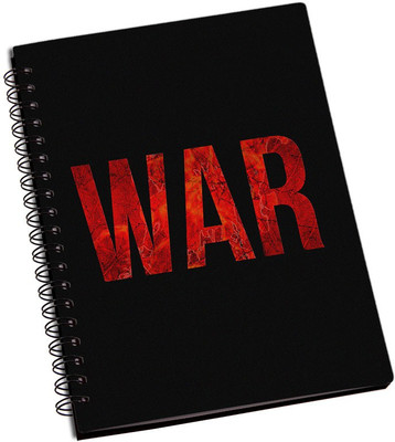

Rangeele Inkers A5 Notebook(WAR IS On, Multicolor)