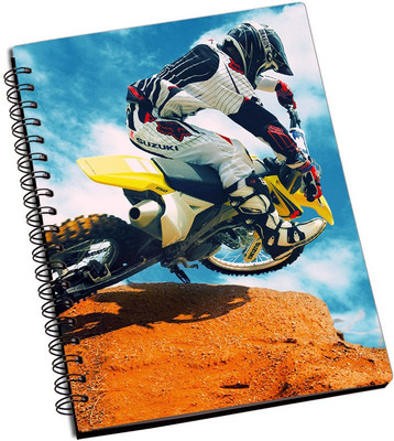

Rangeele Inkers A5 Notebook(Biker Doing Stunt, Multicolor)