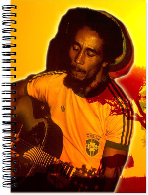 

VenTechno A5 Diary(Bob Marley Wirebound Ruled Paper Sheets Personal and Office Stationary Notebooks Diary, Multicolor)