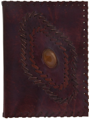 

Craft Play A5 Diary(Leather With Stone, Brown)
