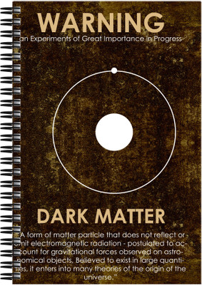 

Art Emporio A5 Notebook(Warning Dark Matter, Multicolor)