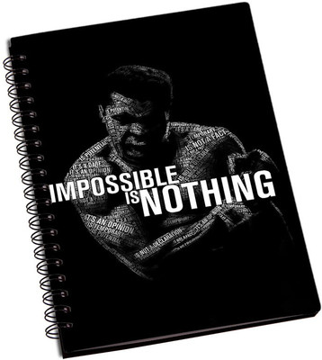 Rangeele Inkers A5 Notebook(Impossible Is Nothing, Multicolor)