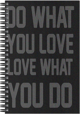 

Art Emporio A5 Notebook(Do what you Love, Love what you do, Multicolor)