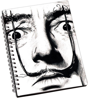 

Rangeele Inkers A5 Notebook(Salvador Dali Sketch Portrait, Multicolor)