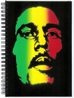 

VenTechno A5 Diary(Bob Marley Wirebound Ruled Paper Sheets Personal and Office Stationary Notebooks Diary, Multicolor)