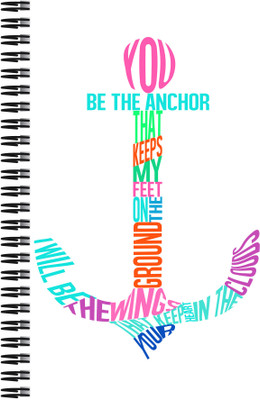 

Art Emporio A5 Notebook(You be the Anchor, Multicolor)
