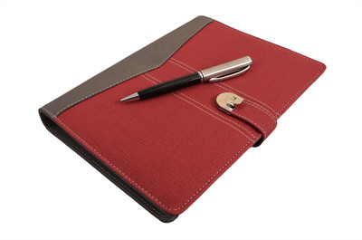 

COI B5 Planner/Organizer(GREY AND RED BUSINESS UNDATED PLANNER / DIARY WITH PEN, GREY AND RED)