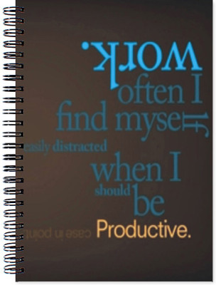 

VenTechno A5 Diary(Inspire / Motivational Covered Wirebound Ruled Paper Sheets Personal and Office Stationary Notebooks Diary, Multicolor)