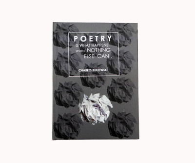 

Kavi The Poetry Art Project A5 Note Pad(Bring On Bukowski, Grey)