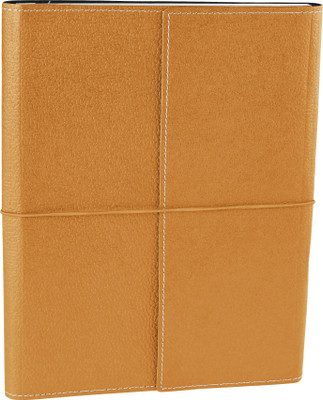 Eco-Leatherette B5 Journal(Handcrafted, Royal gold)