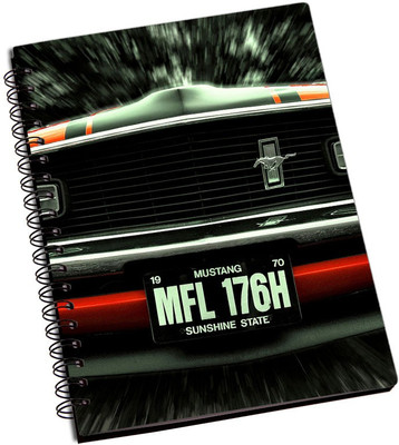 

Rangeele Inkers A5 Notebook(Black Mustang Cool, Multicolor)