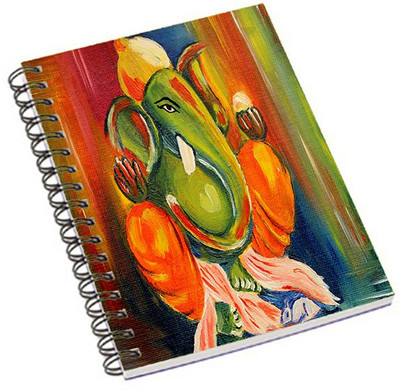 

Shopmania A5 Notebook(Painting Of Ganesha 1, Multicolor)