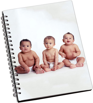 

Rangeele Inkers A5 Notebook(Cute 3 Babies, Multicolor)