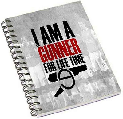 

Shopmania A5 Notebook(I'am a gunner, Multicolor)