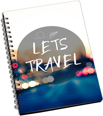 

Rangeele Inkers A5 Notebook(Lets Travel, Multicolor)