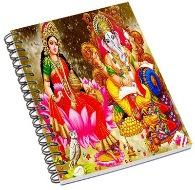 

Shopmania A5 Notebook(Laxmi Ganesha, Multicolor)