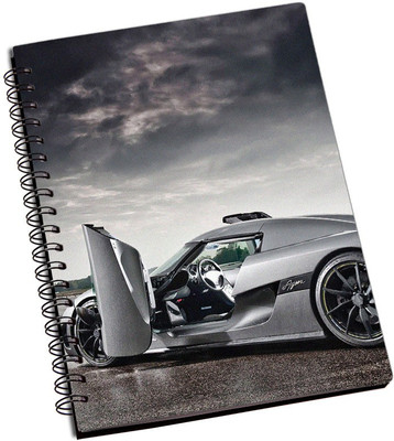 

Rangeele Inkers A5 Notebook(Koenigsegg agera r, Multicolor)